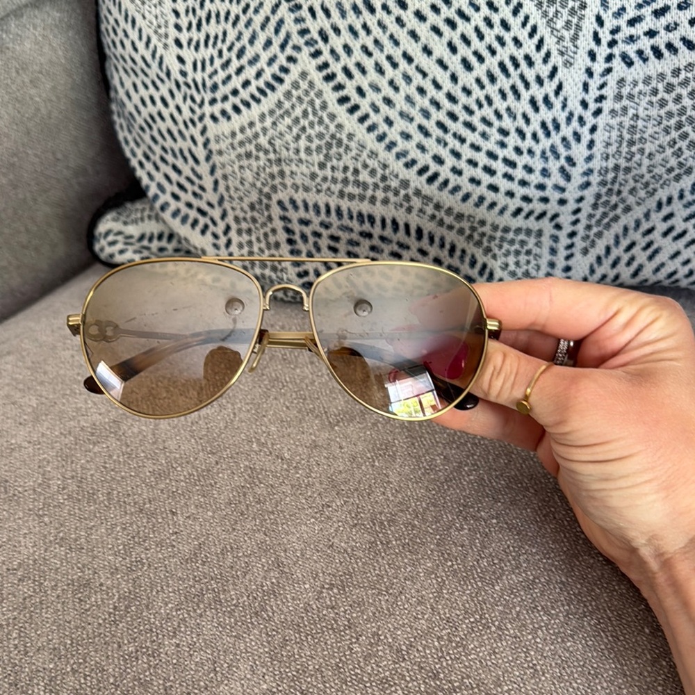 Tory Burch Aviator Sunglasses